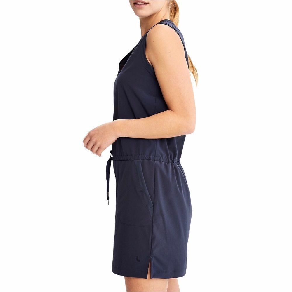 LOLE Marina Blouson Sleeveless Athletic Tennis Mini Dress Navy Blue S